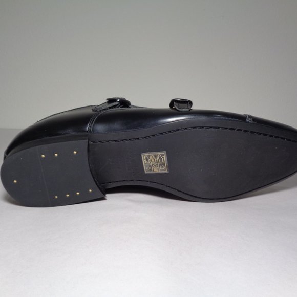 WALK London Size 11 LUCA Black New Monk Shoes - Picture 10 of 14